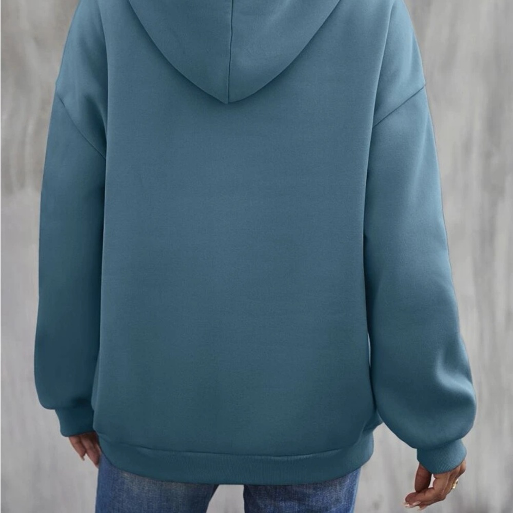 New graphic print hoodie sweatshirt - Picture 5 of 6